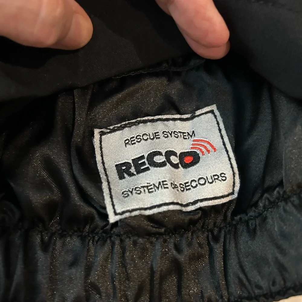 KILLY Black Snowboard Ski Snow Pants‎ RECCO Rescue System 2